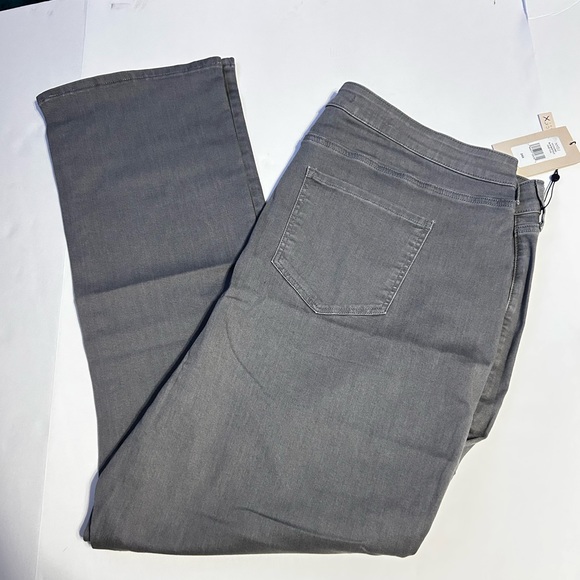NWT NYDJ Slim Bootcut Jeans Ambition Grey Size 24W - Picture 5 of 5